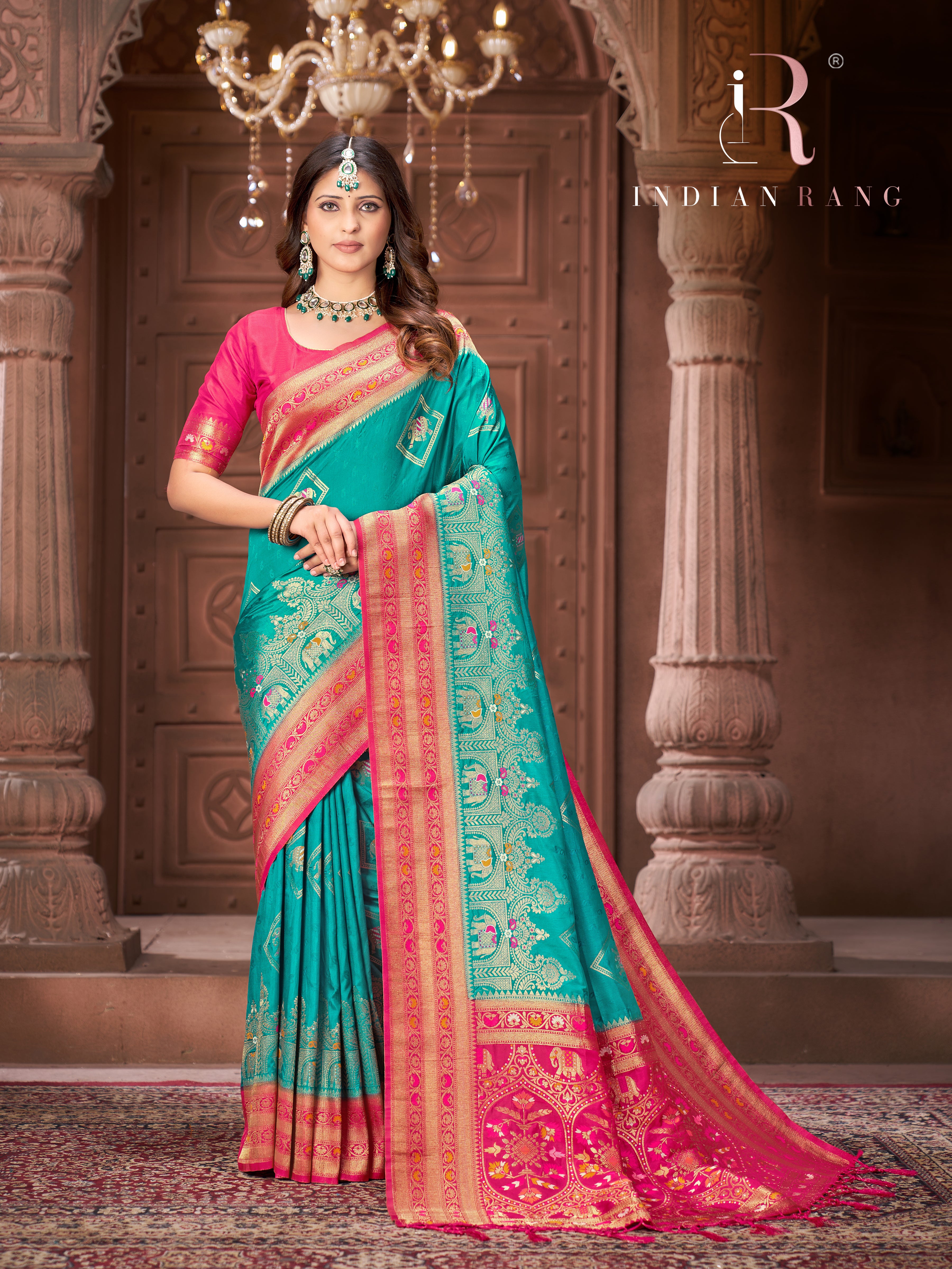 Modern Mysore Blue Color Silk Saree