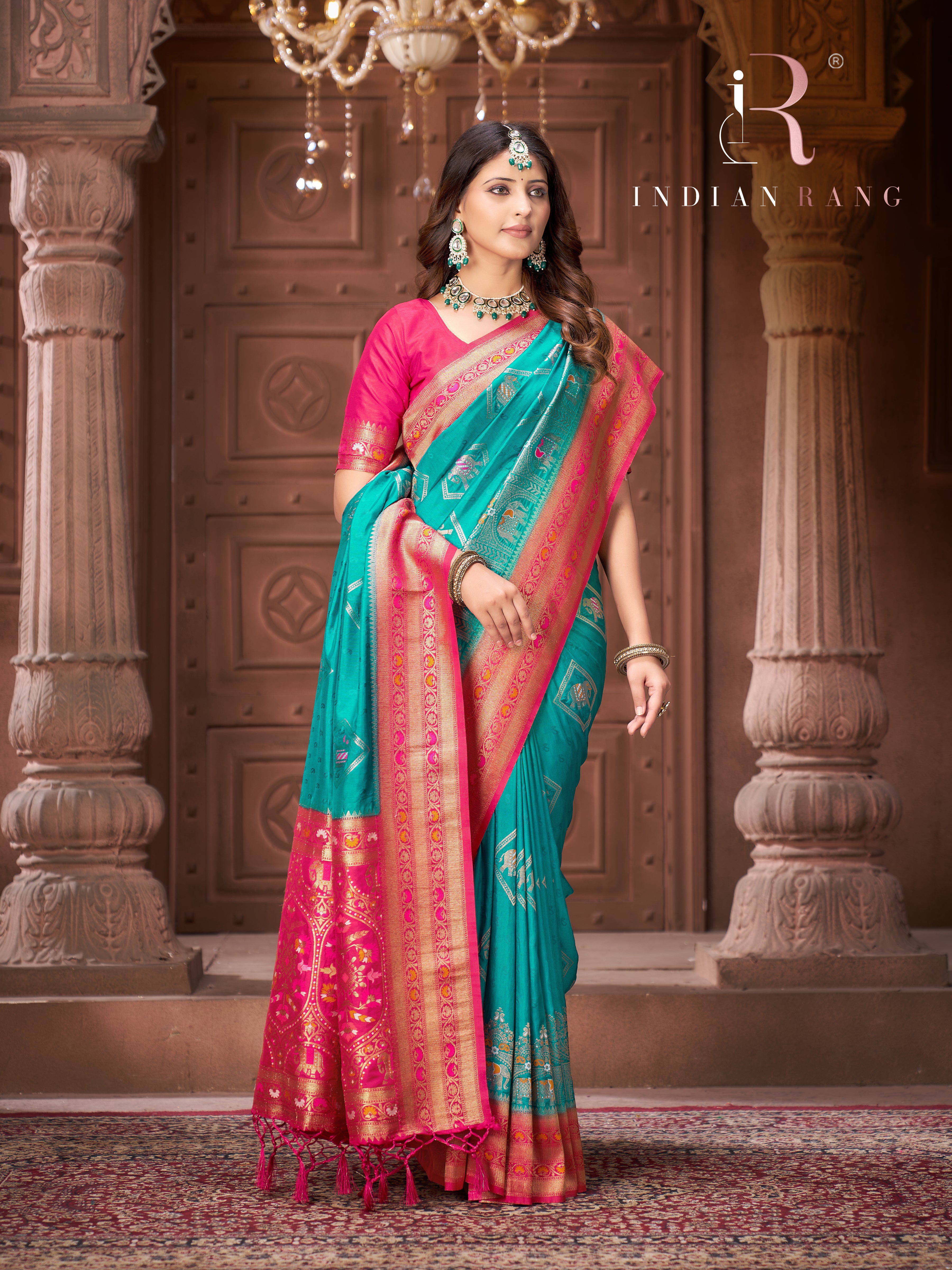 Modern Mysore Blue Color Silk Saree