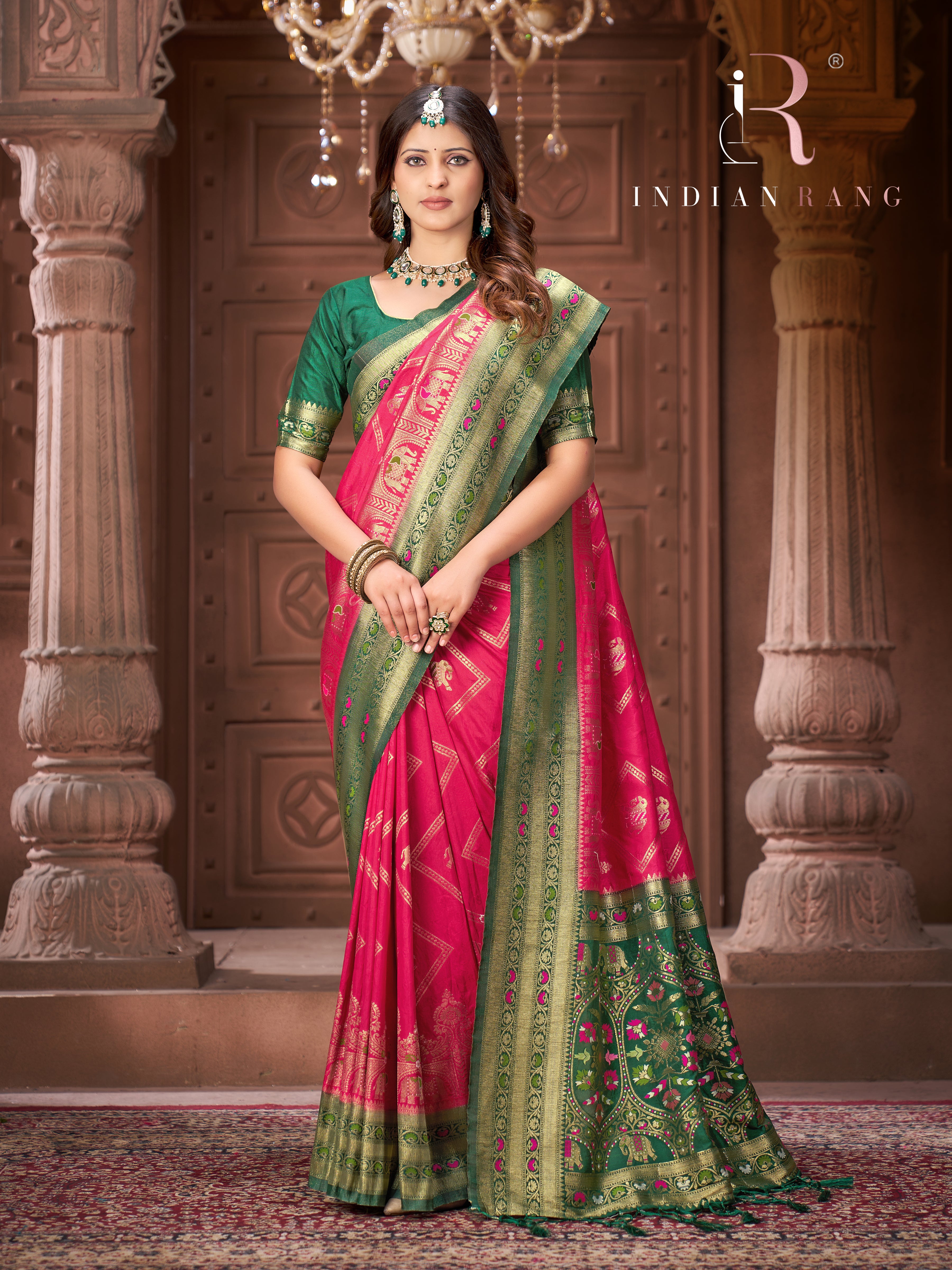 Mysore Silk Pink Trendy Saree