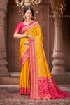 Mysore Silk Yellow Premium Saree