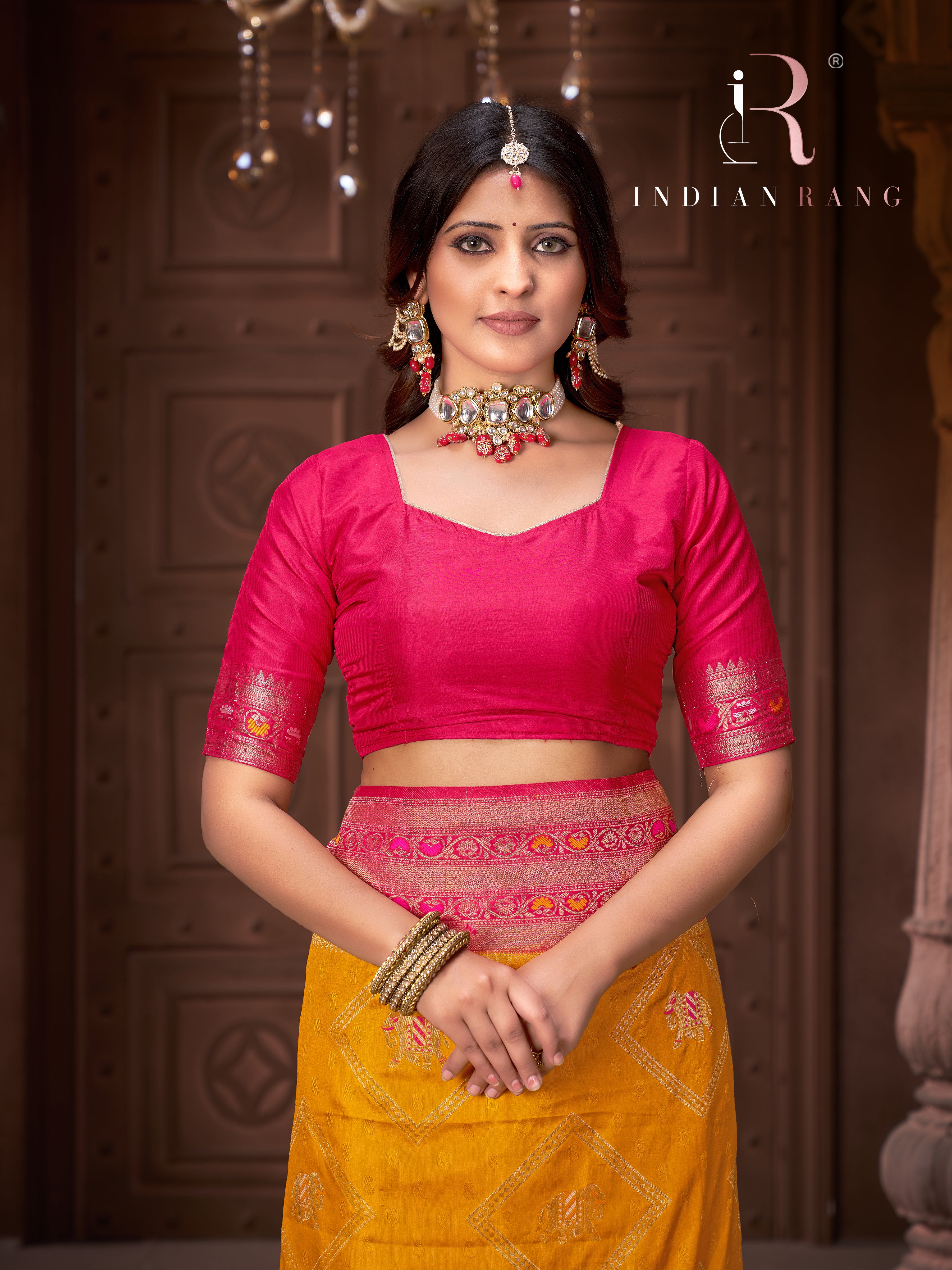 Mysore Silk Yellow Premium Saree