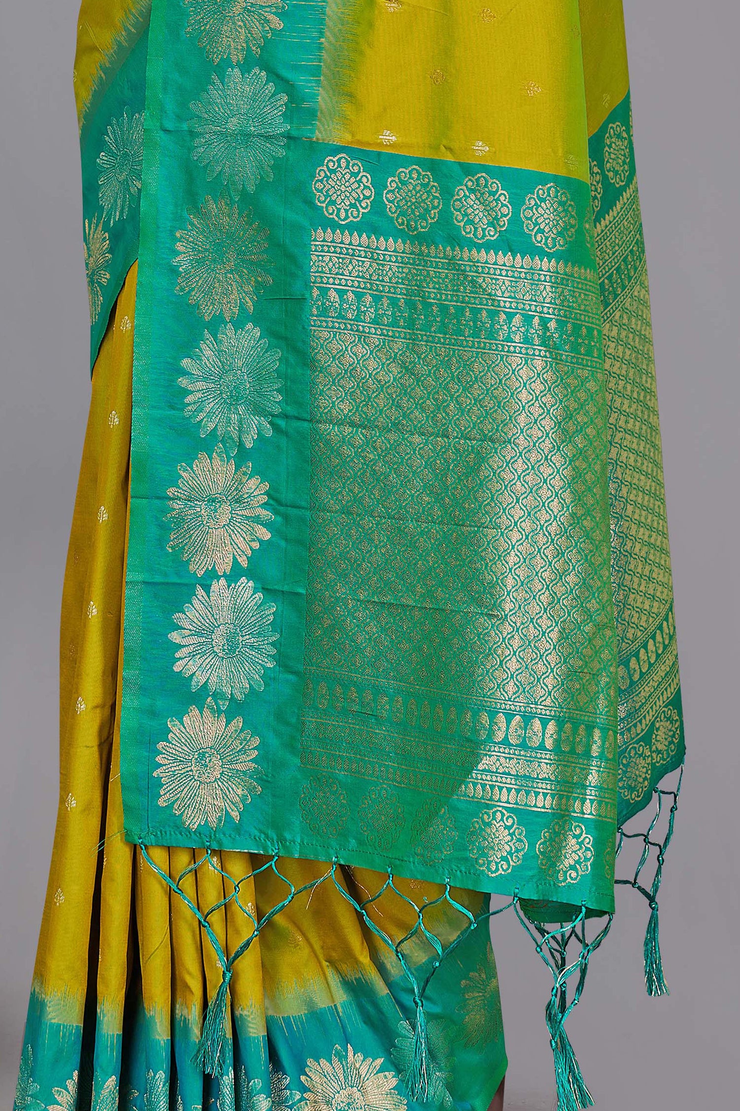 New Design Pure Silk Green Saree