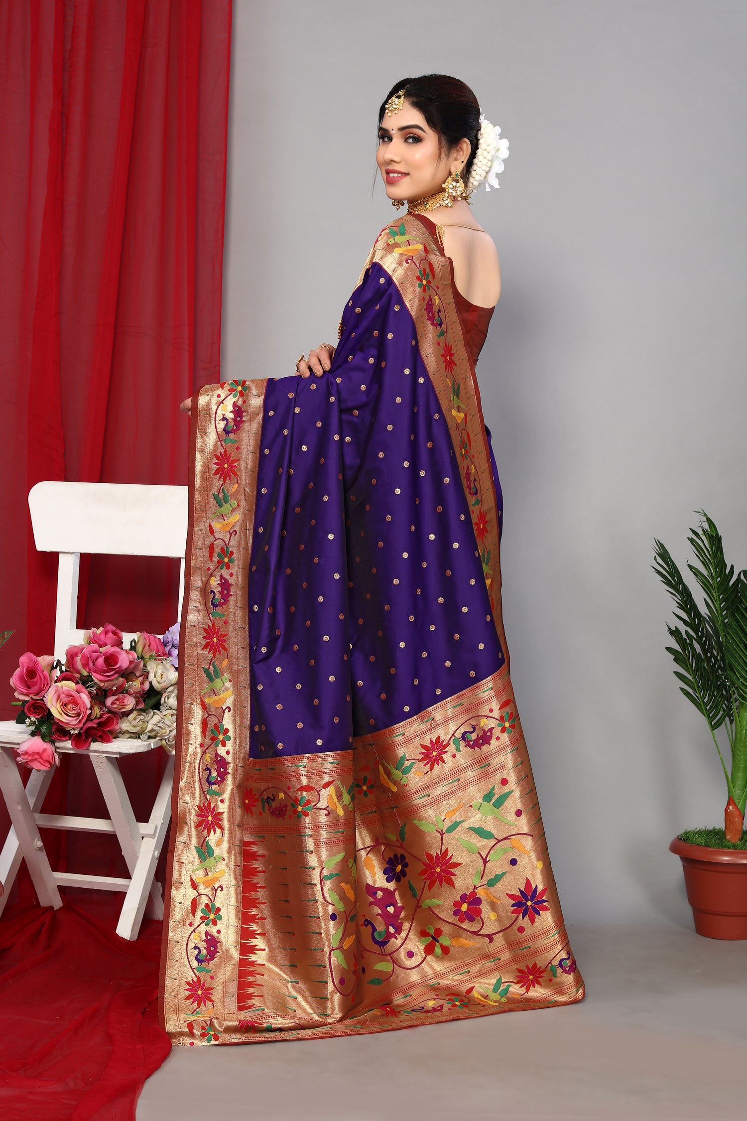 Elegance Paithani Silk Soft Saree
