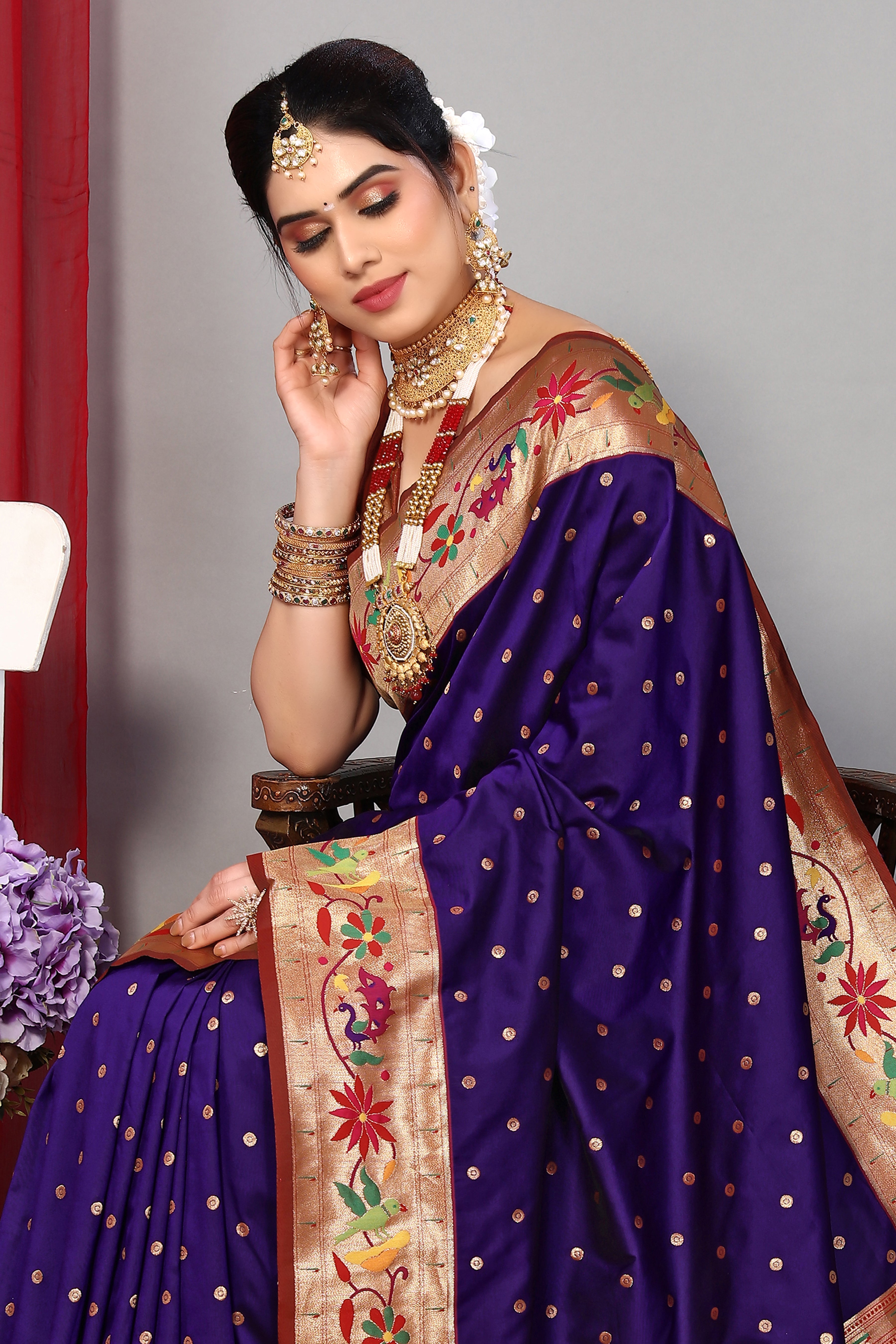 Elegance Paithani Silk Soft Saree
