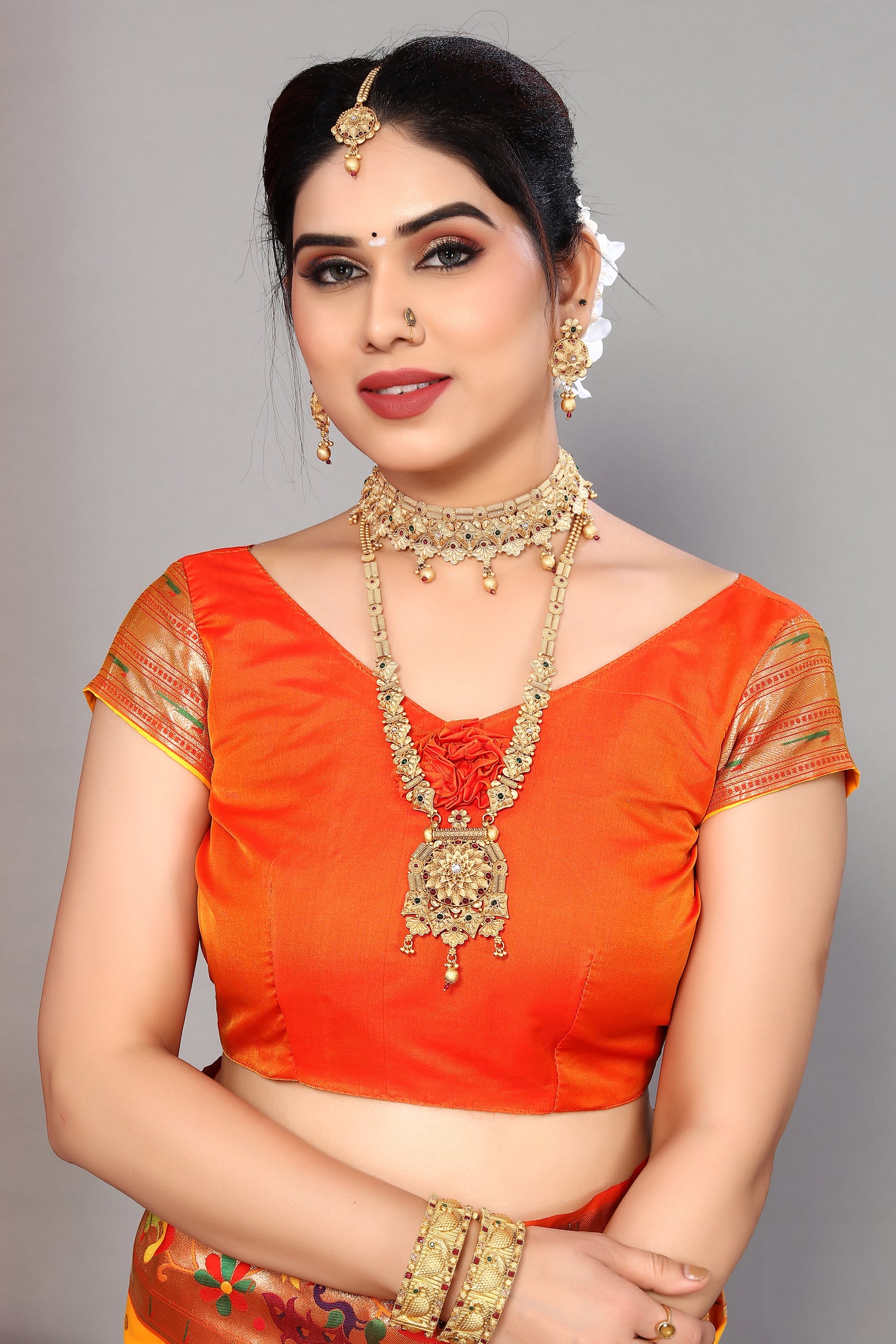 Pure Paithani Silk Yellow Color Saree