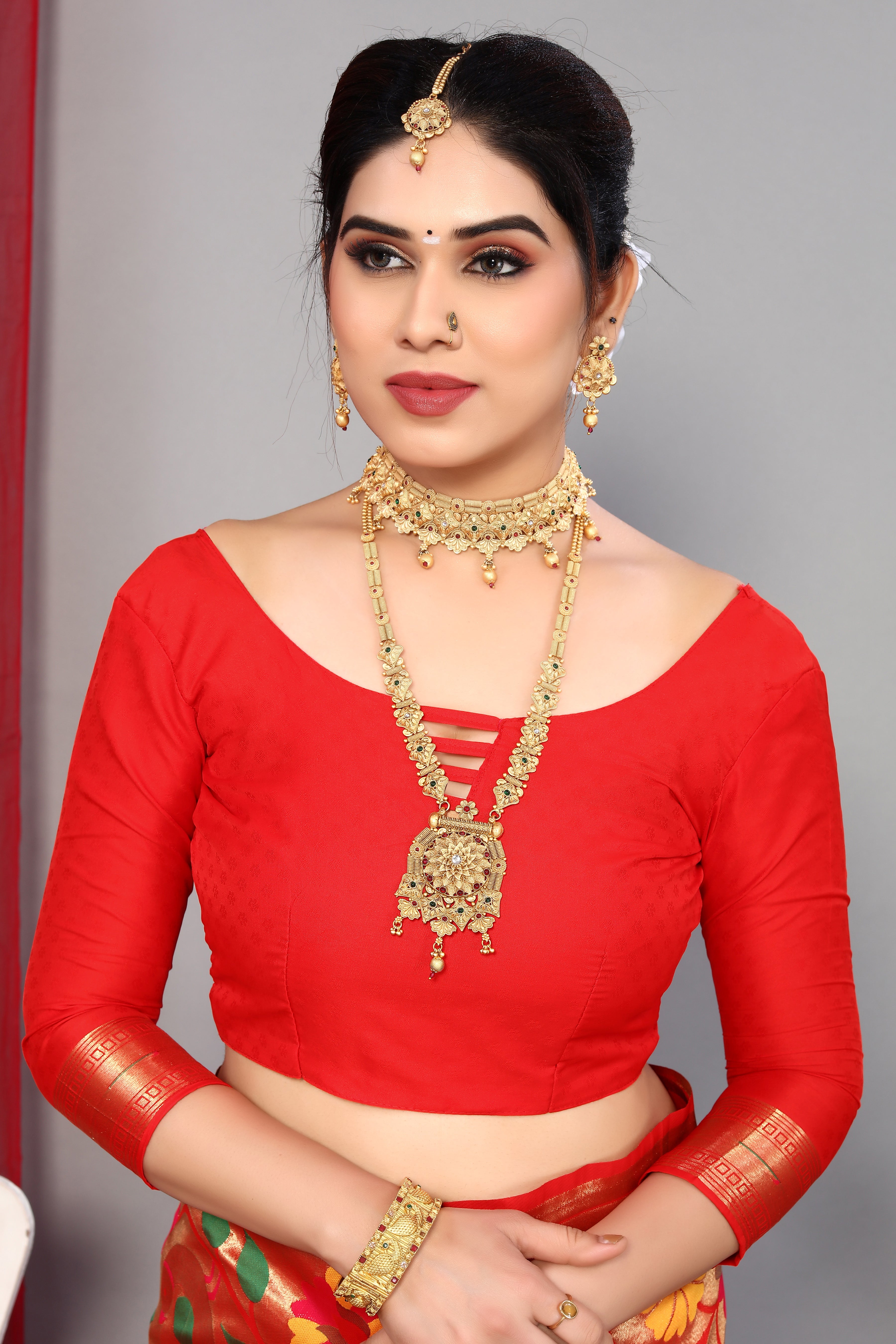 Beautiful Red Color Paithani Silk Sareer