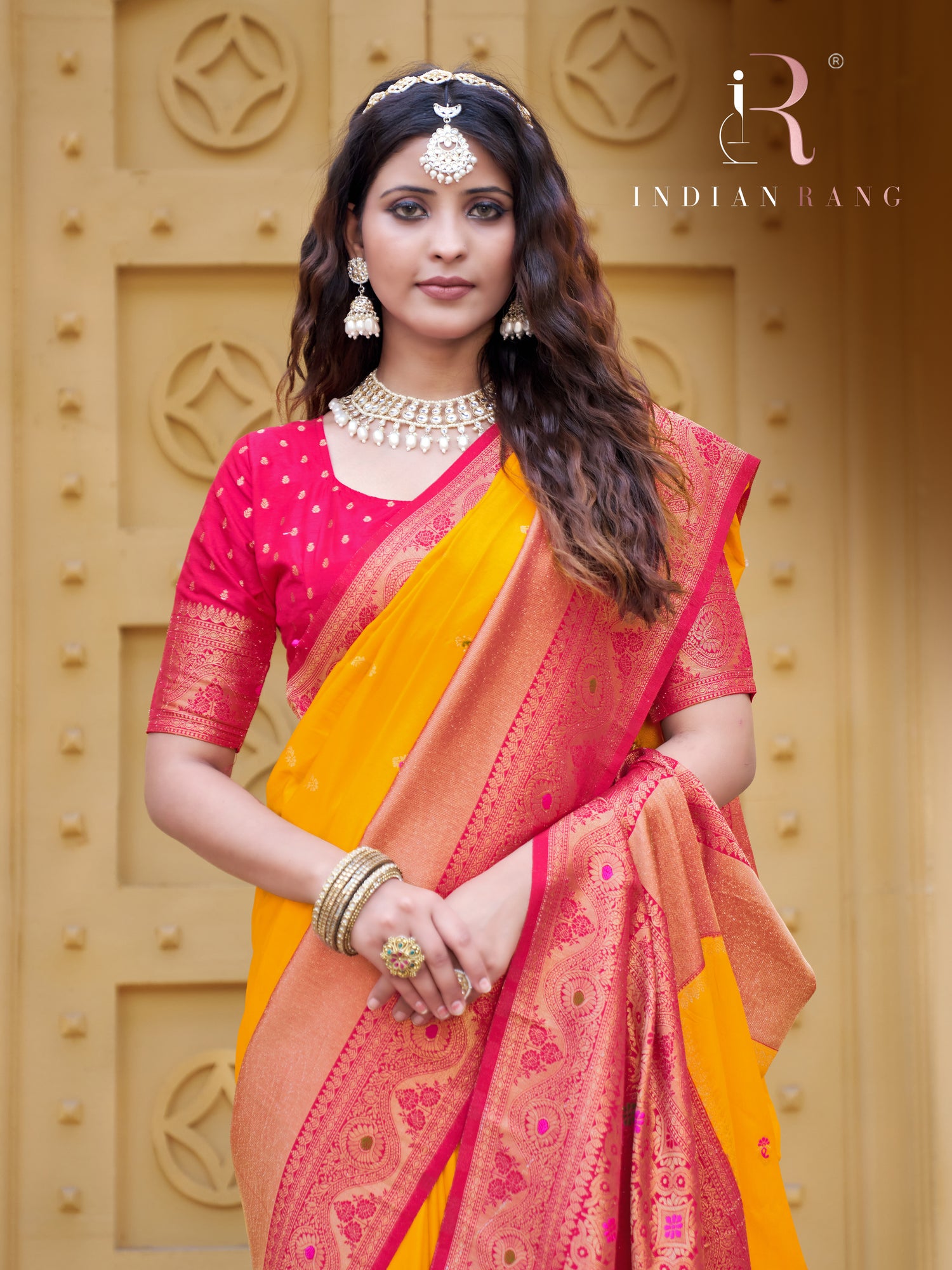 Latest Trend Yellow Silk Saree