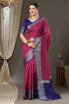 Latest Design Silk Pink Color Designer Saree