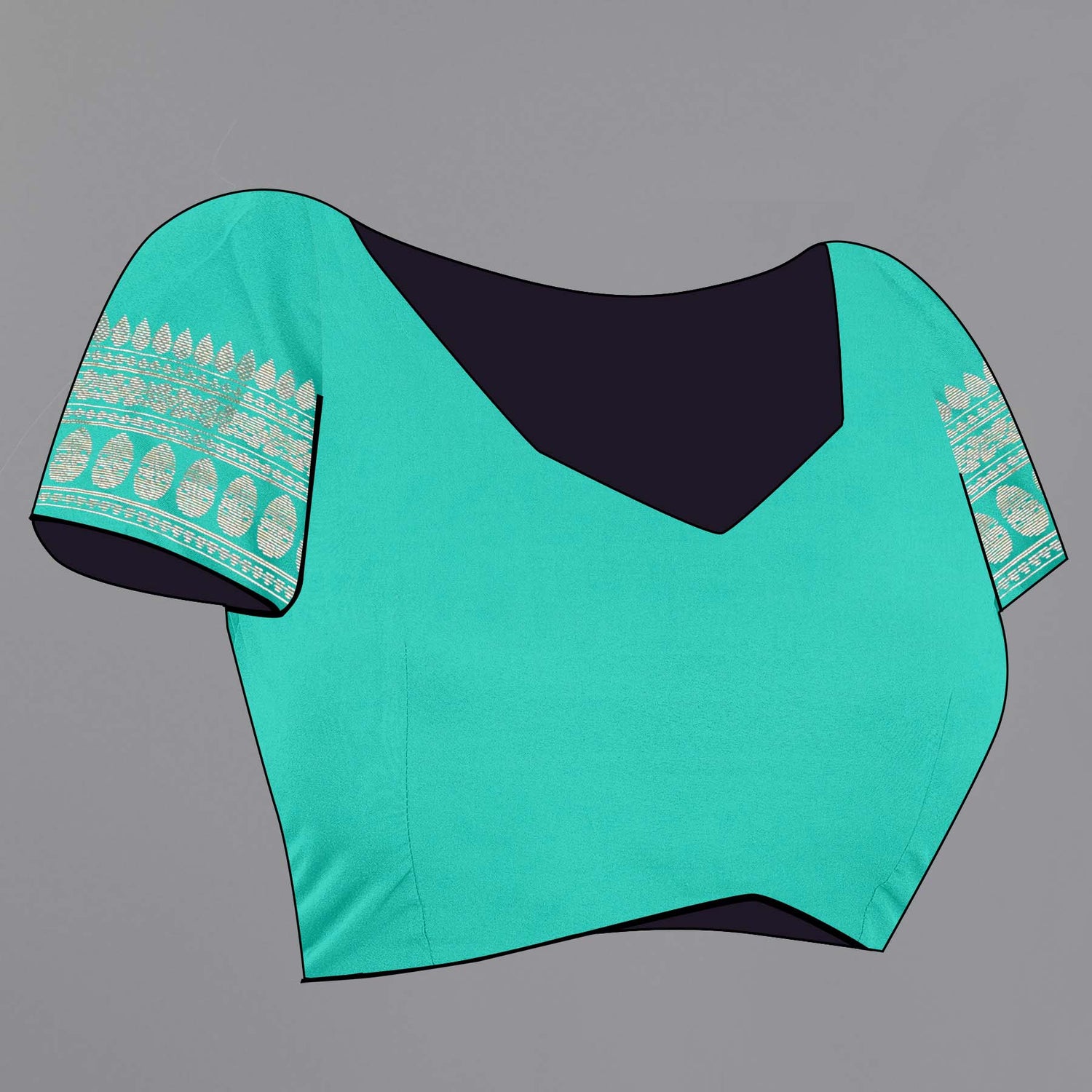 White Color Pure Silk Heavy Saree