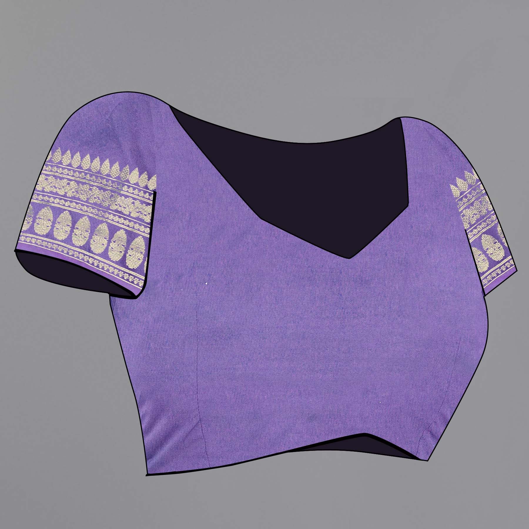 Designer Blue Color Pure Silk Saree