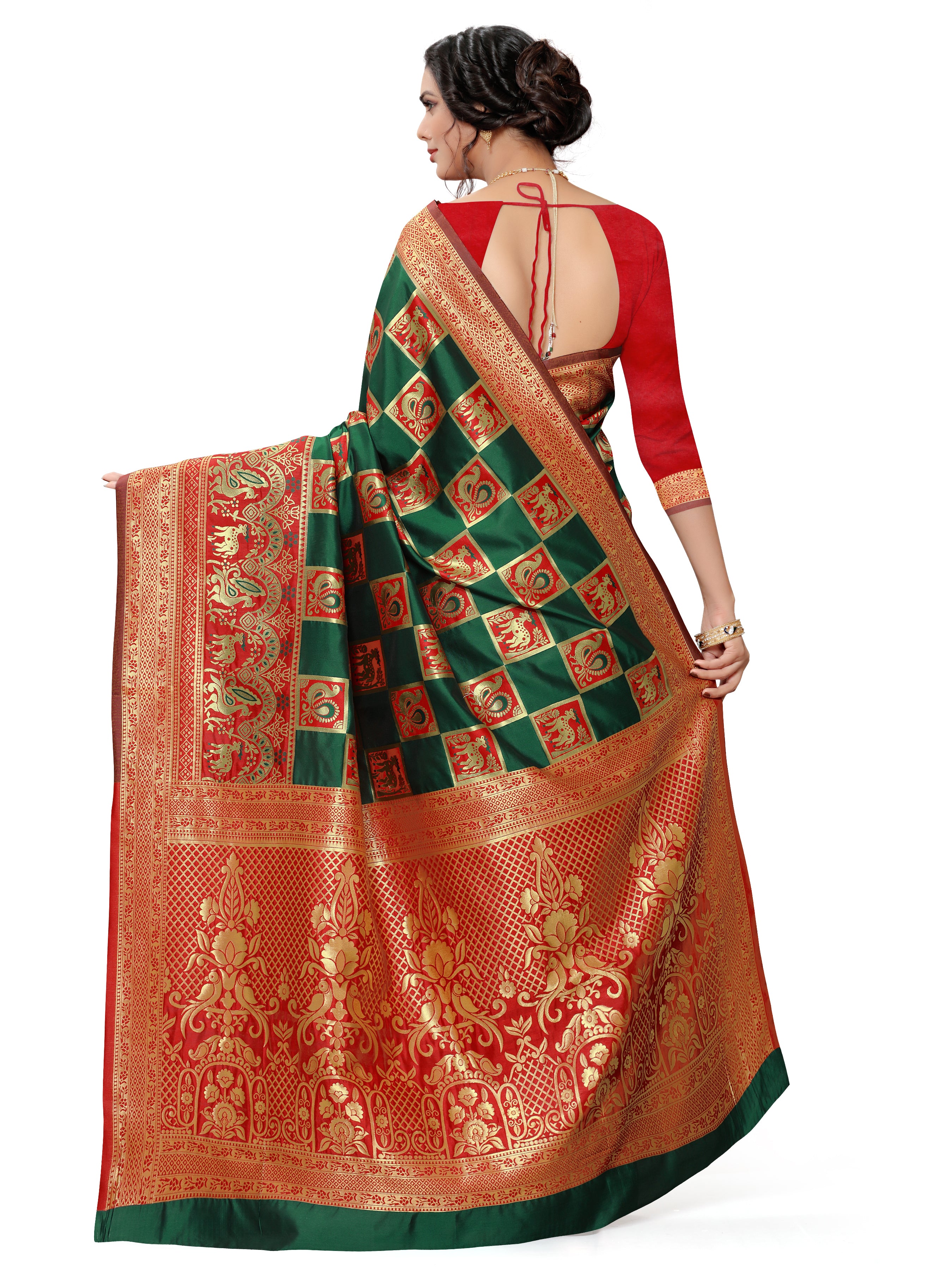 Luxurious Banarasi Silk Function Wear Saree