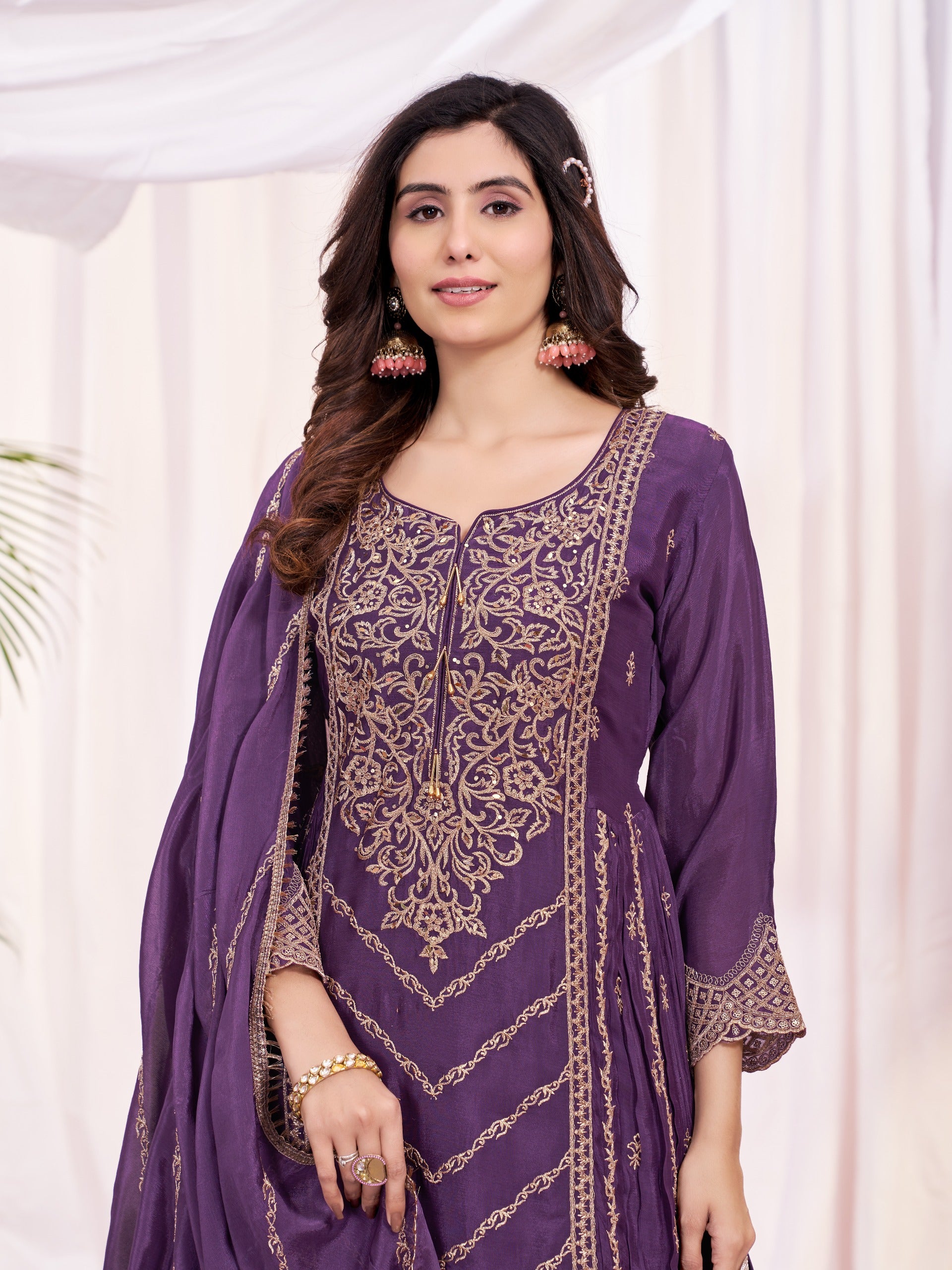 Fabulous Purple Color Salwar Suit