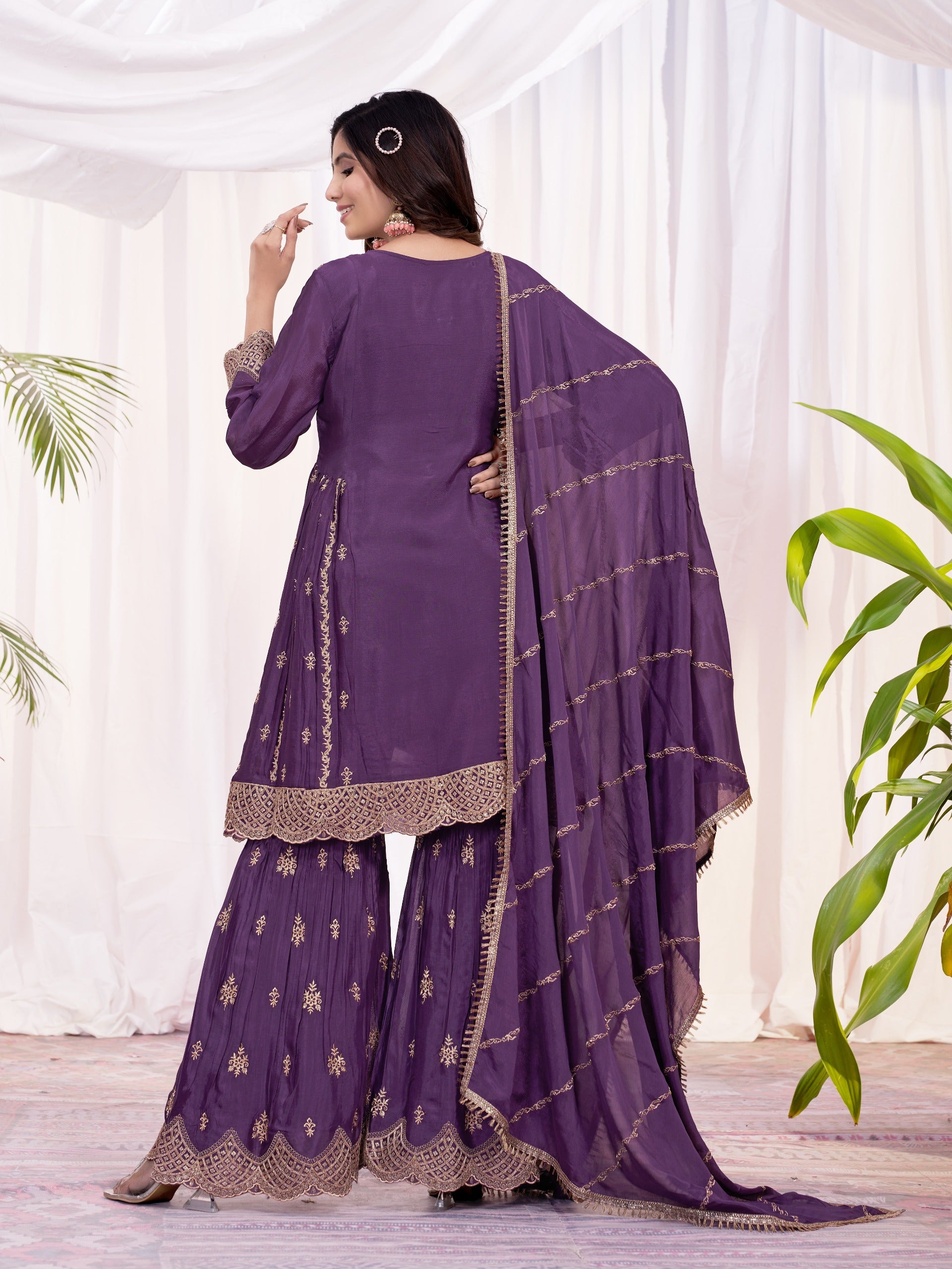 Fabulous Purple Color Salwar Suit