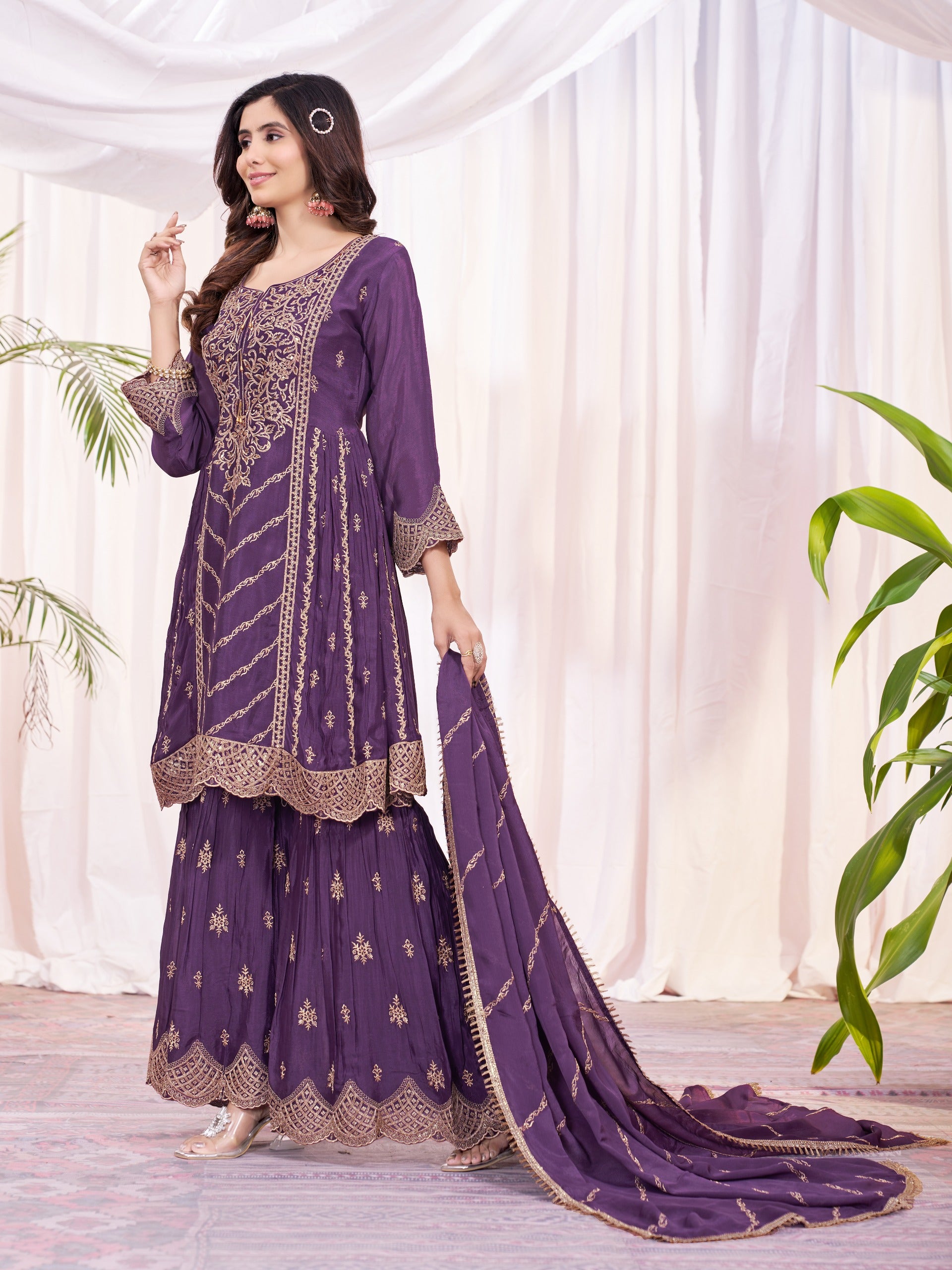 Fabulous Purple Color Salwar Suit