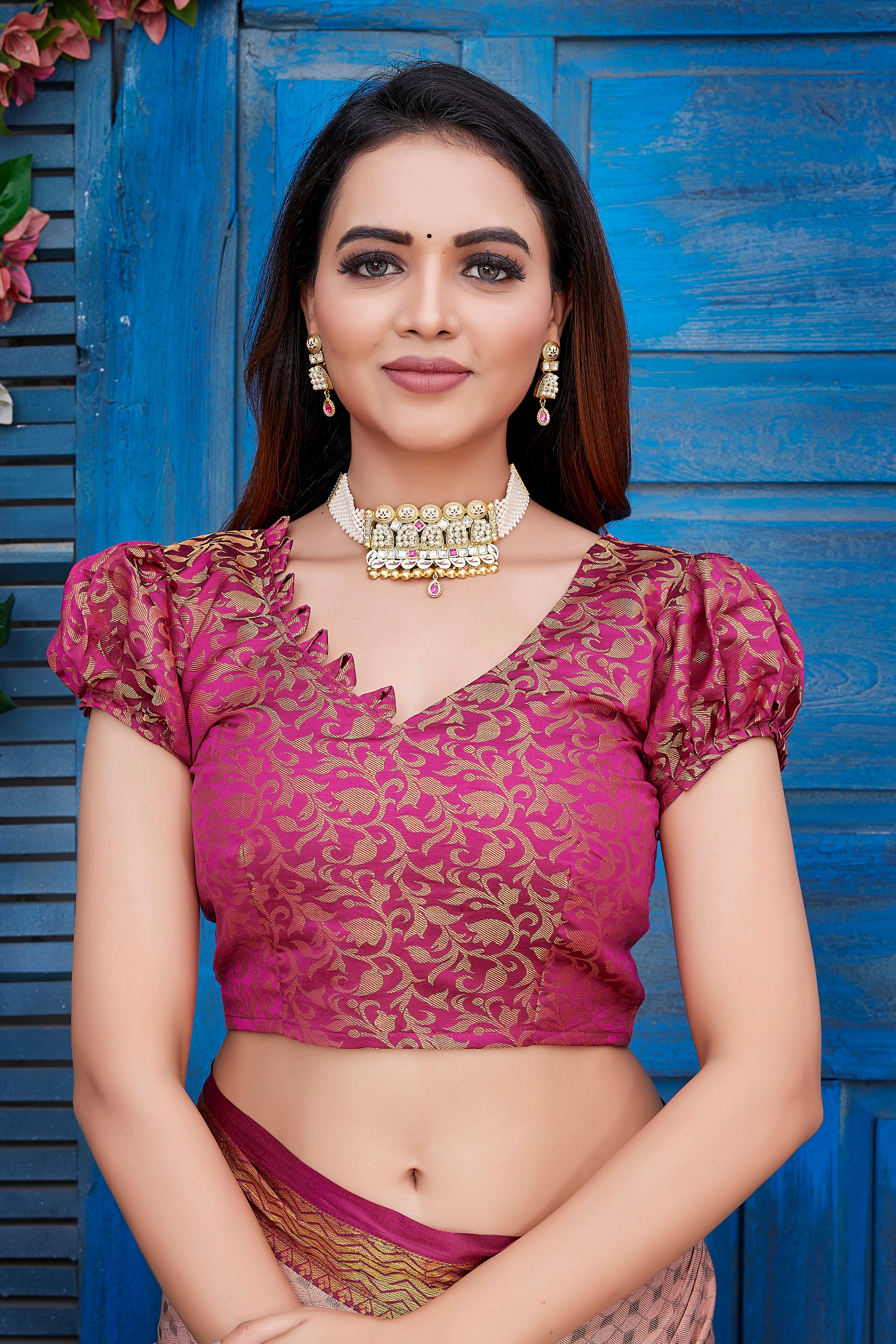 Aura Silk Attractive Fancy Soft Saree