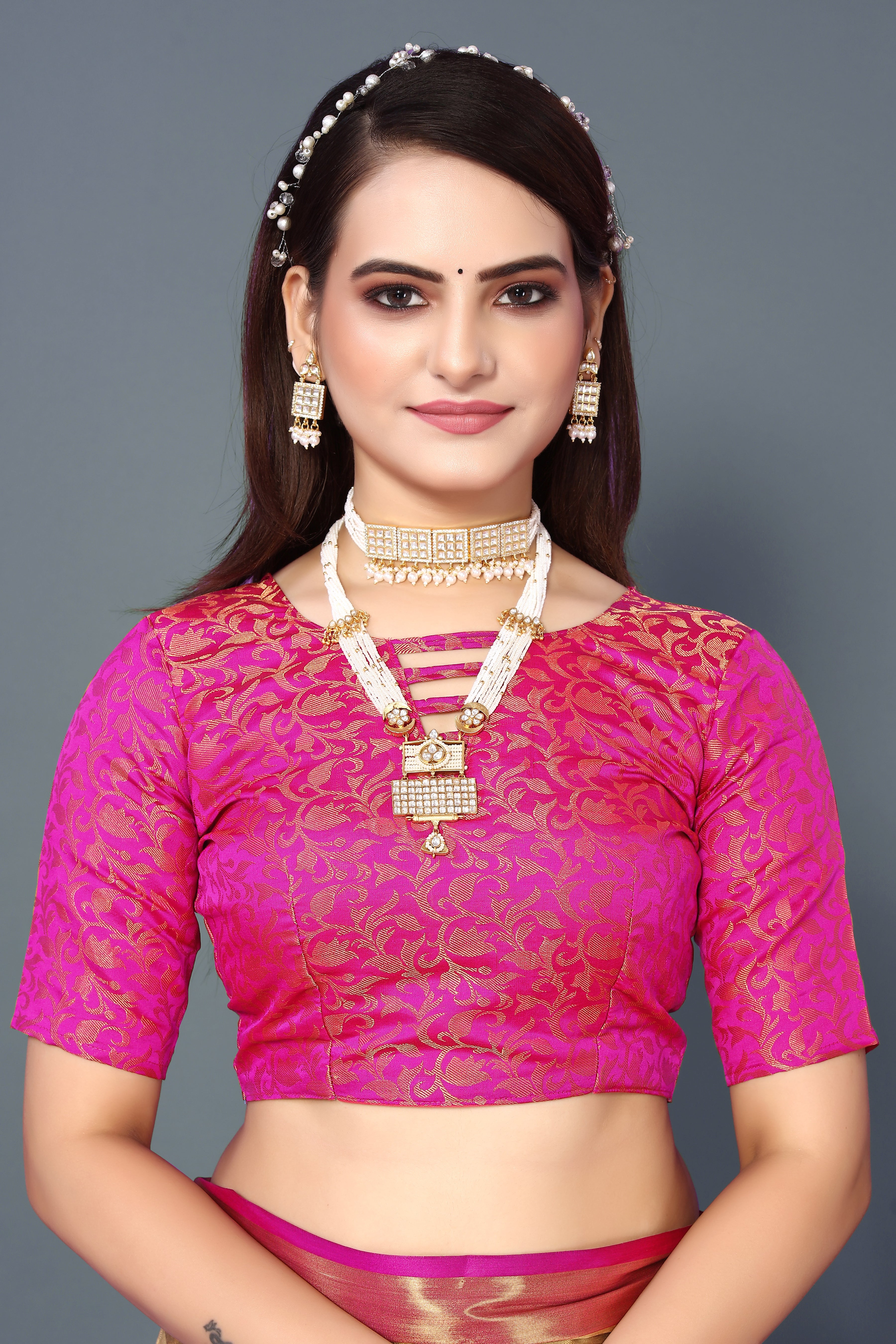 Latest Yellow Color Pure Rubina Silk Saree