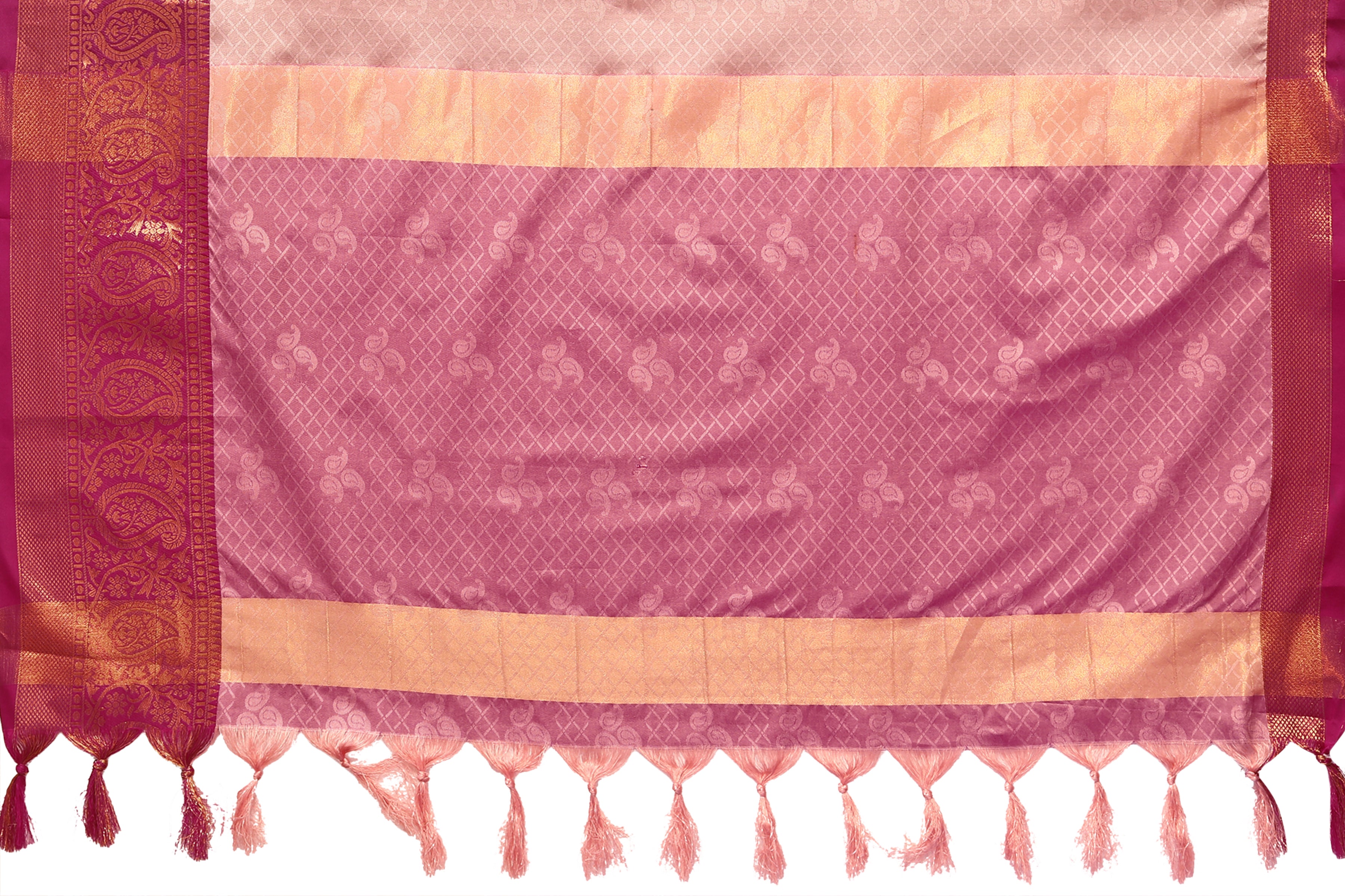 Festival Wear Pink Color Rubina Silk Saree