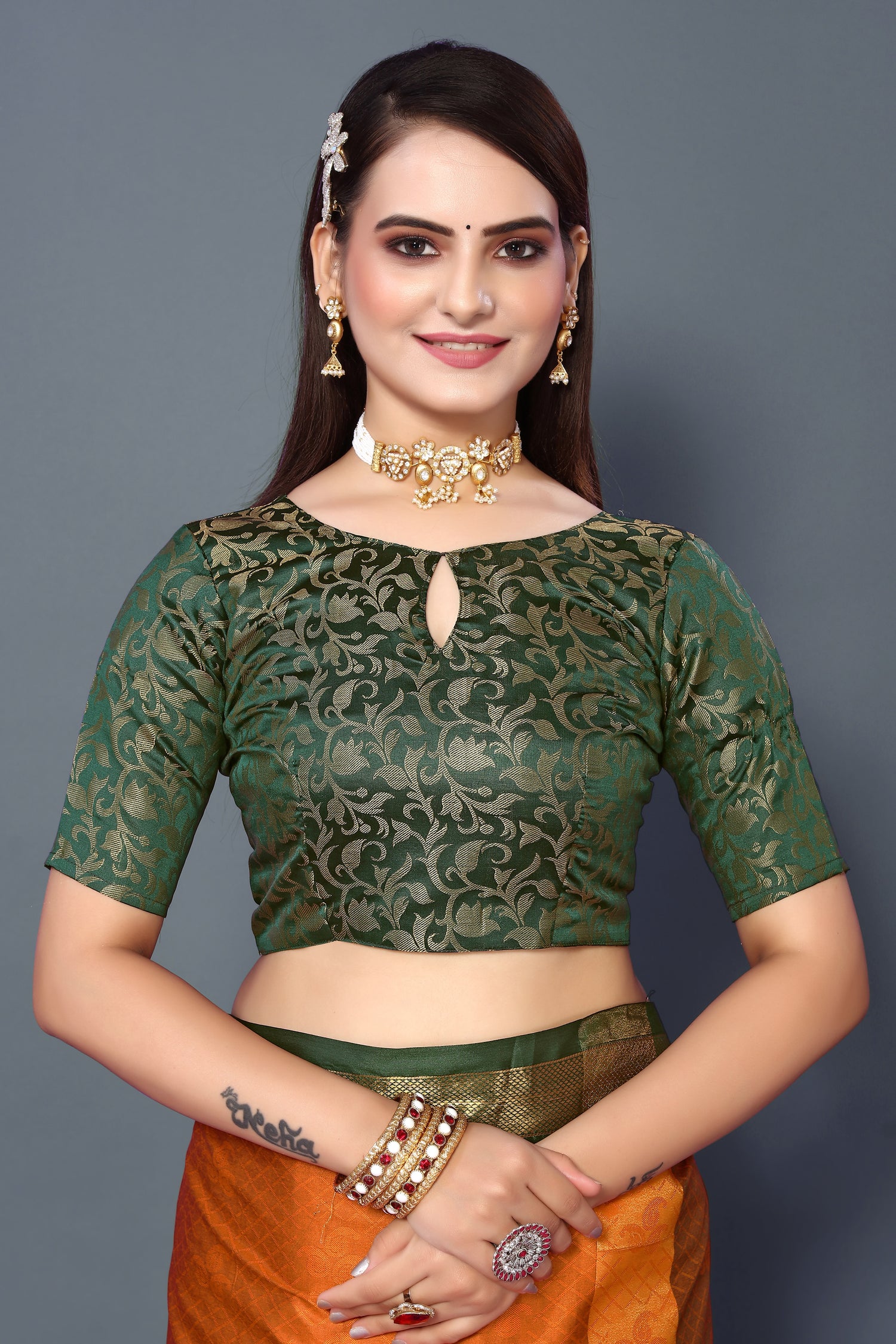 Exlusive Yellow Color Rubina Silk Saree