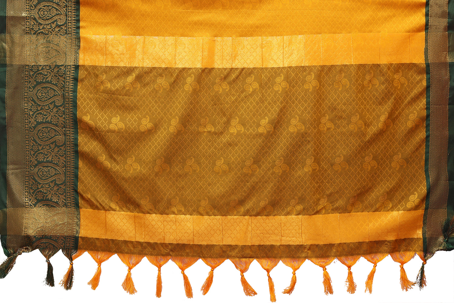 Exlusive Yellow Color Rubina Silk Saree