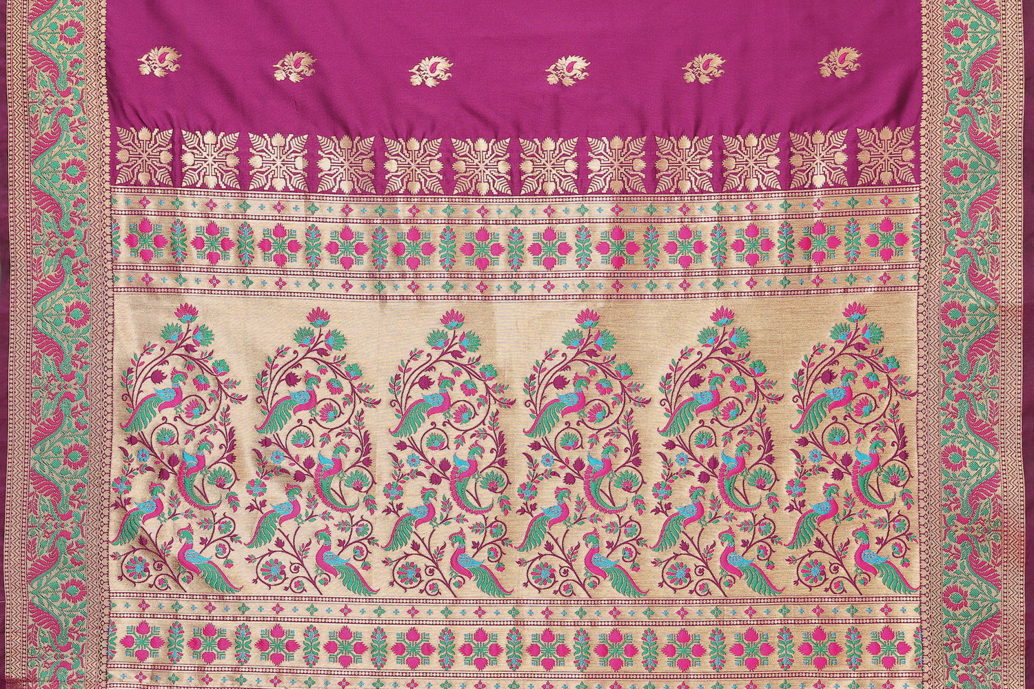 Classic Purple Color Paithani Silk Saree
