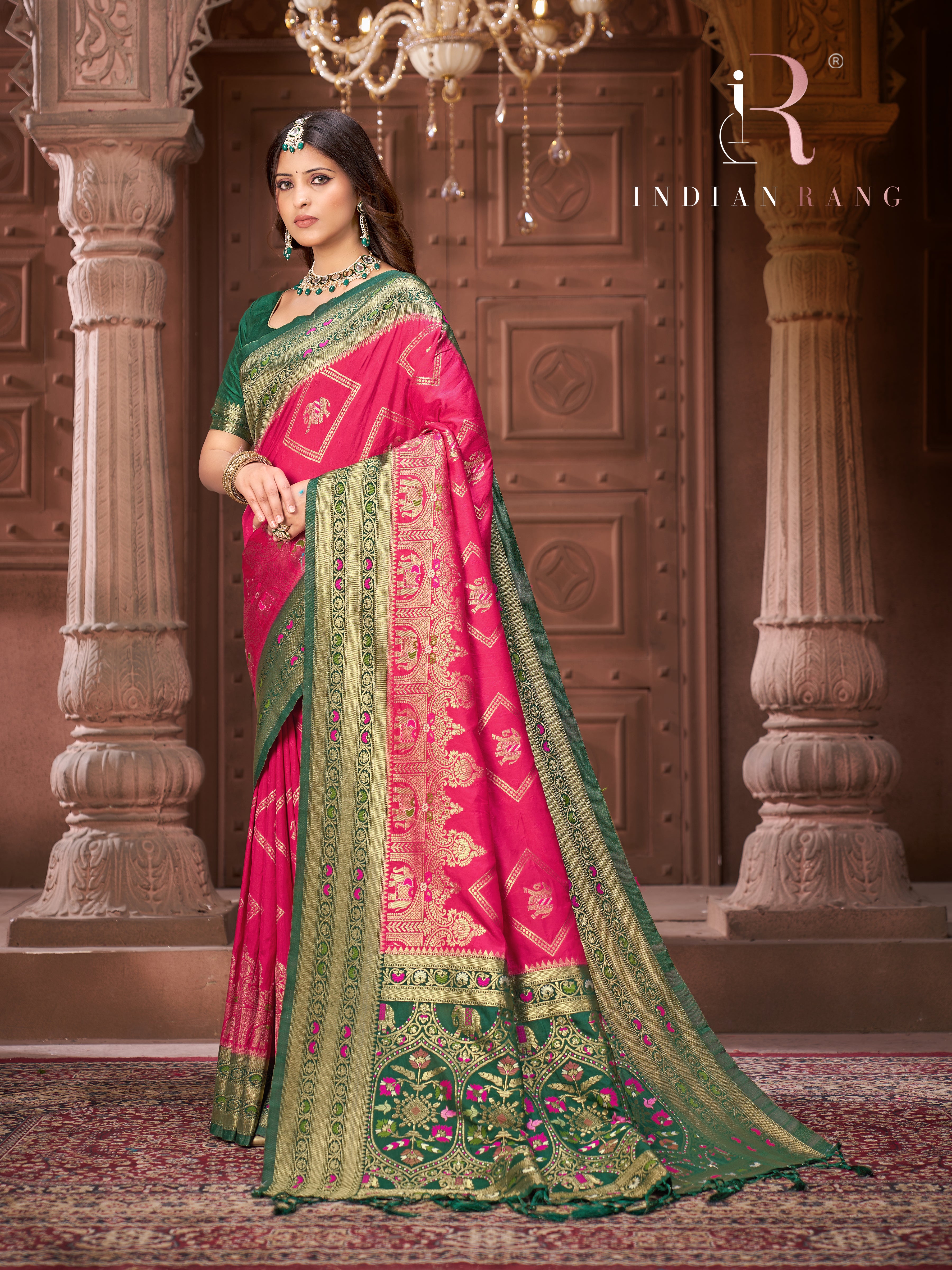 Mysore Silk Pink Trendy Saree