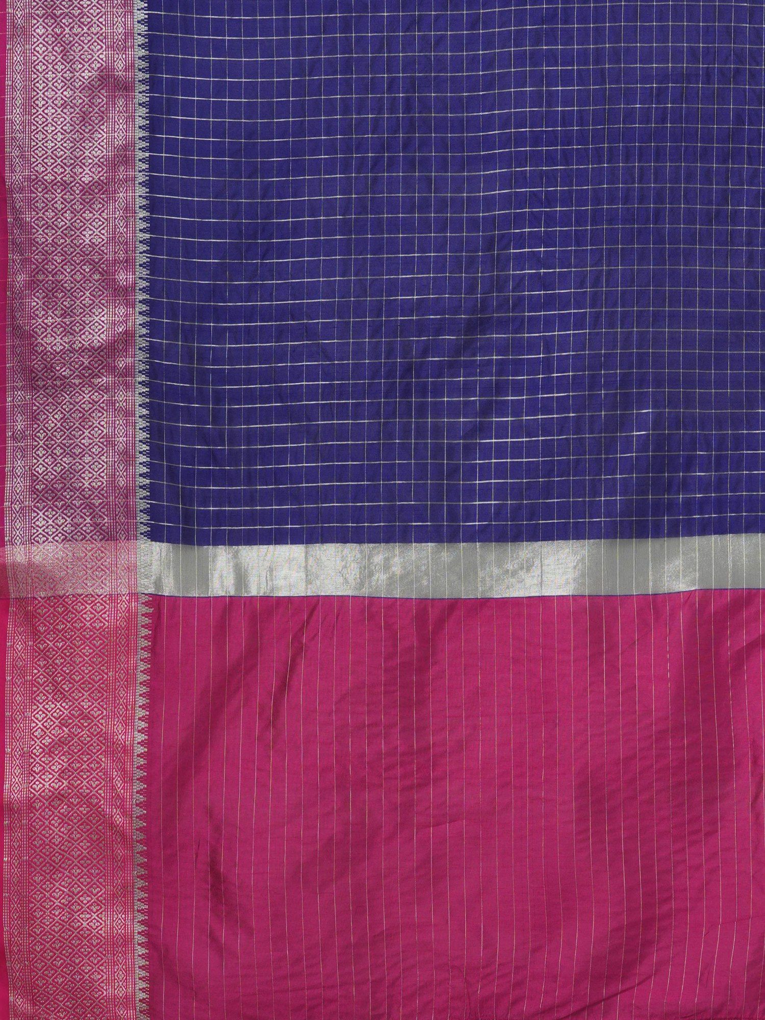 Latest Design Silk Blue Color Designer Saree