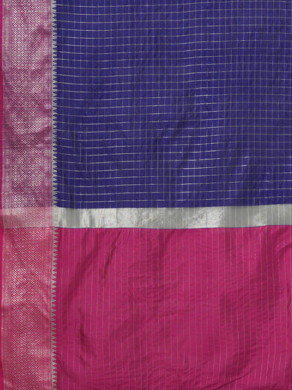 Latest Design Silk Blue Color Designer Saree