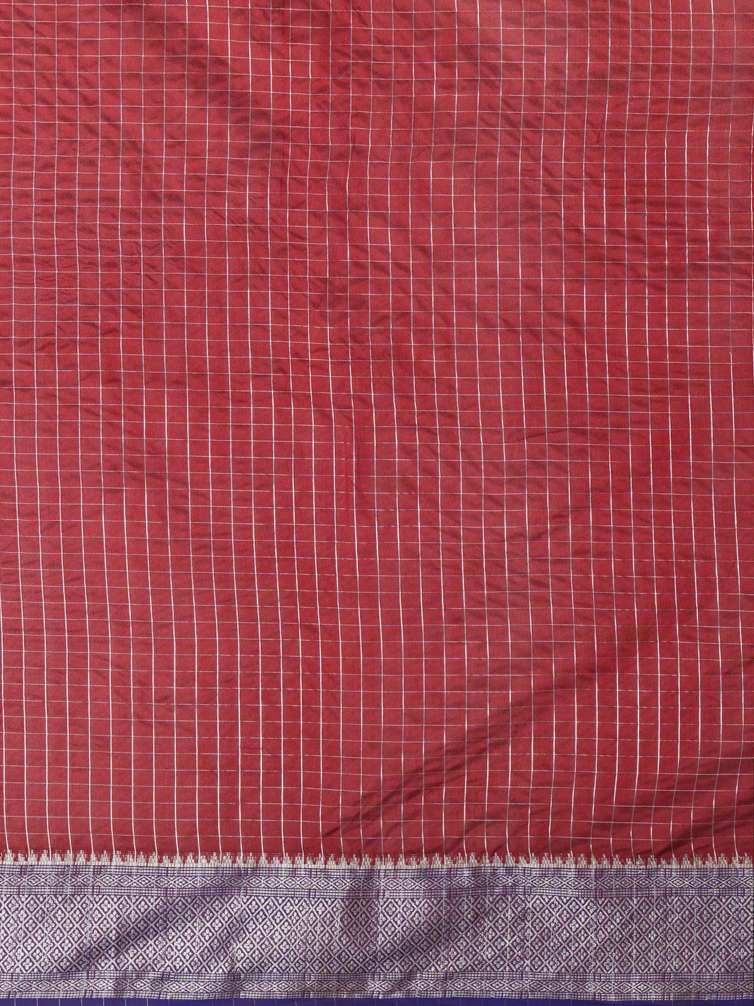 Latest Design Silk Maroon Color Designer Saree