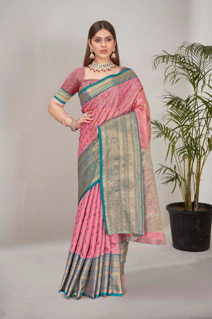 Casual Wear Tissue Silk Trading Saree