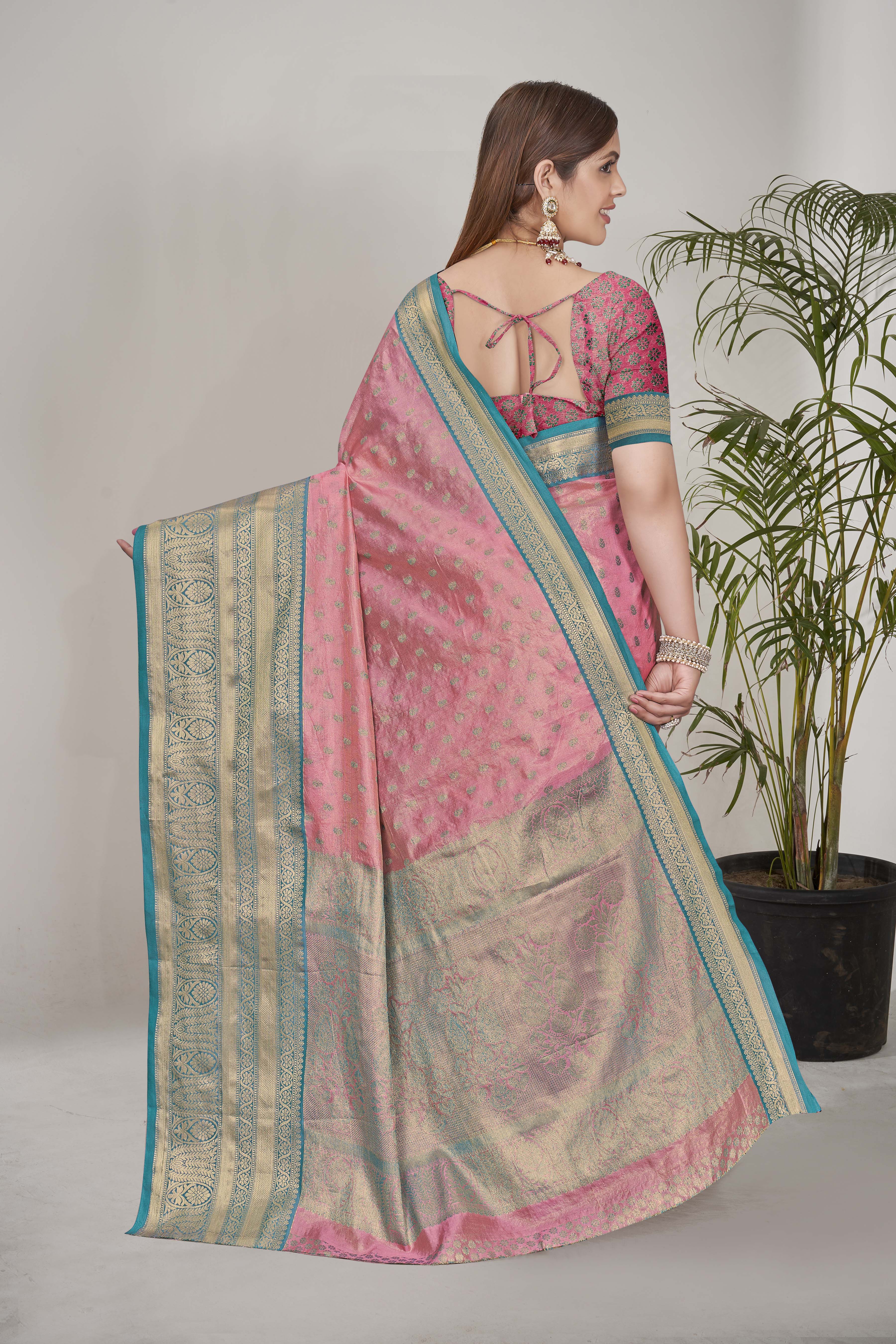 Casual Wear Tissue Silk Trading Saree