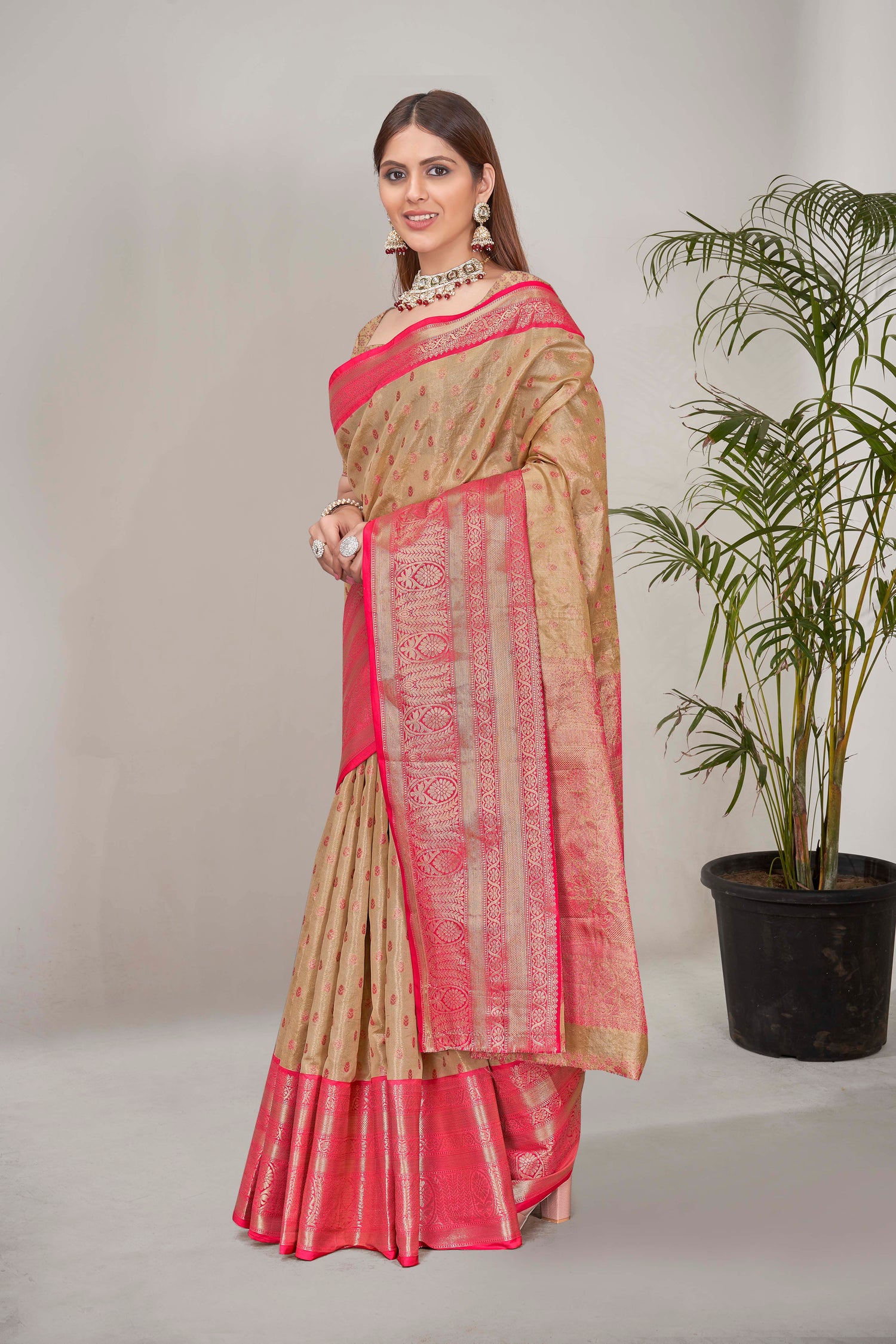 Traditional New Collection Tissue Silk Saree