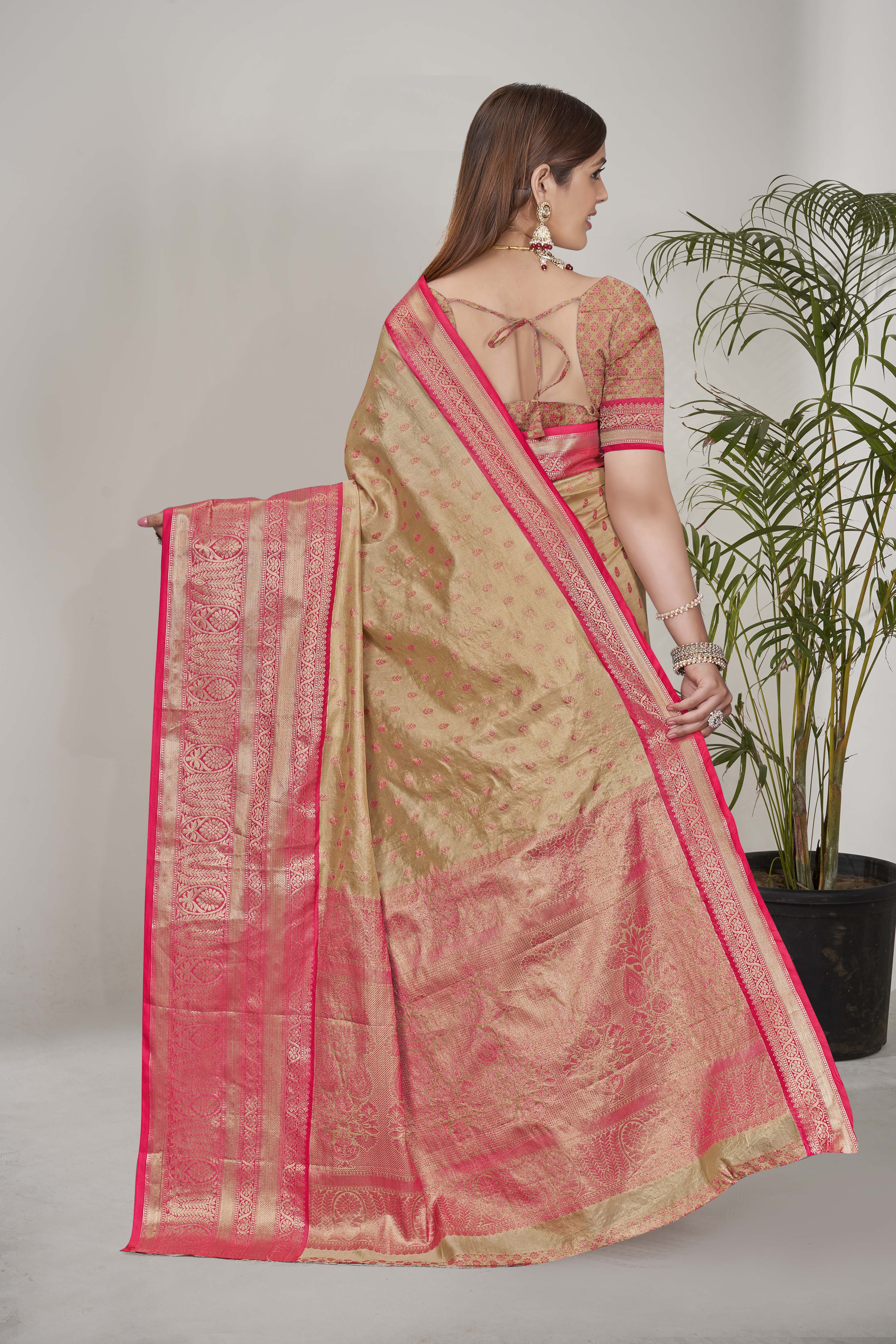 Traditional New Collection Tissue Silk Saree