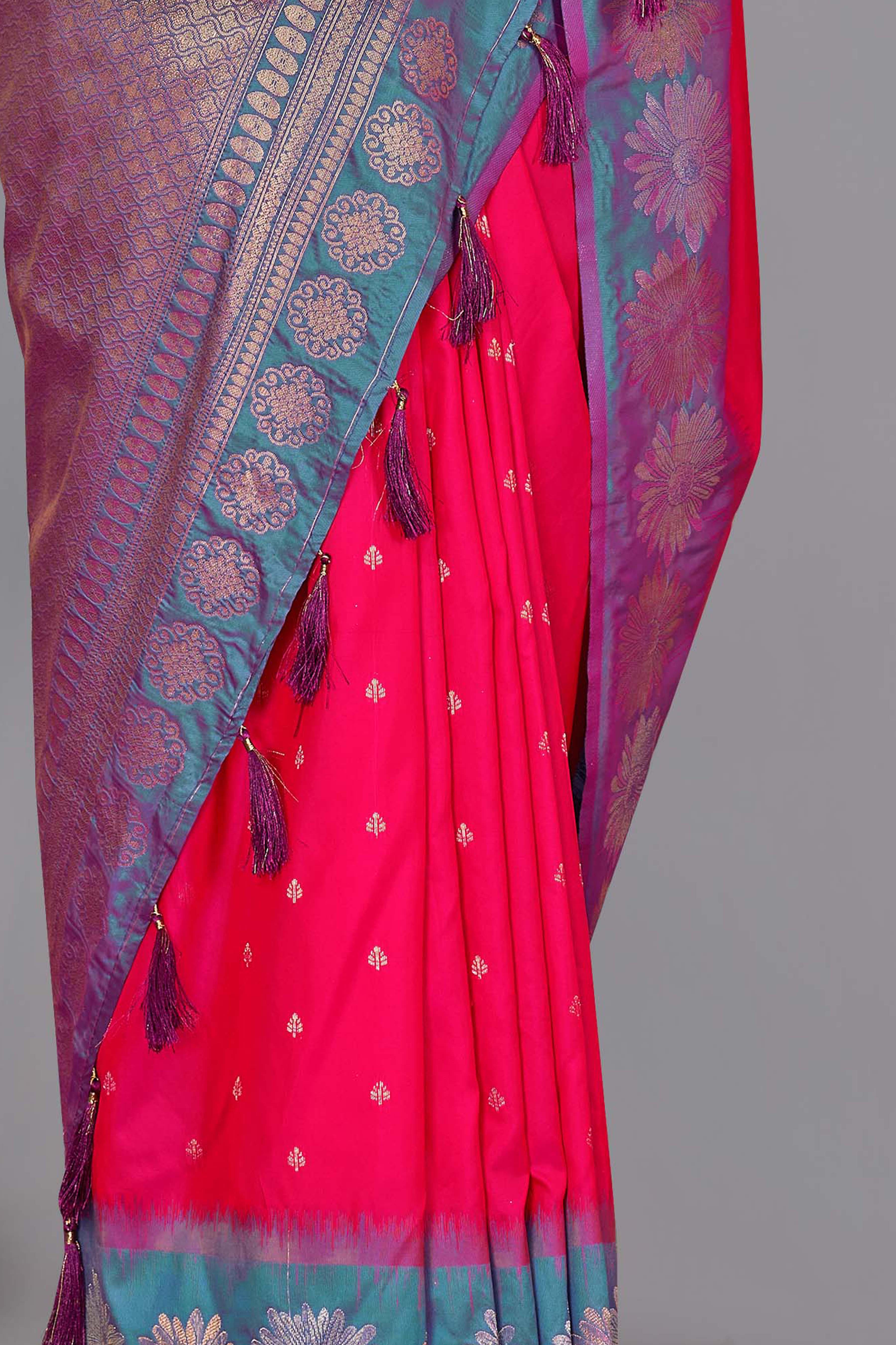 Heavy Pink Color New Arrive Pure Silk Saree