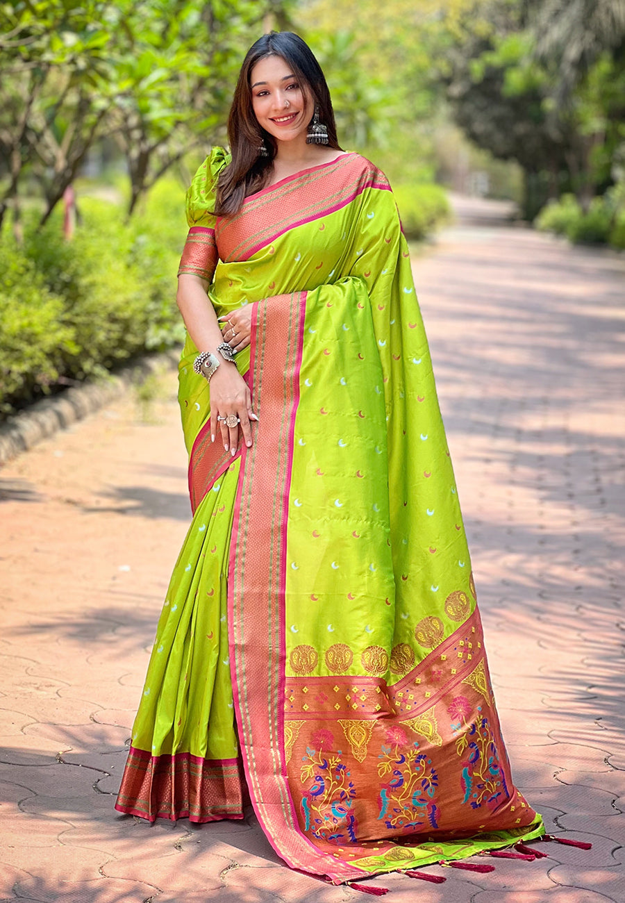 Pure Paithani Silk Latest Collection Saree