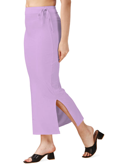 Saree Shapewear Petticoat In Lavender With Drawstring