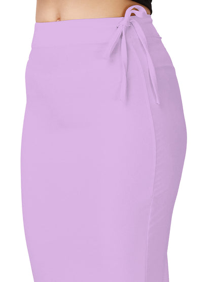 Saree Shapewear Petticoat In Lavender With Drawstring