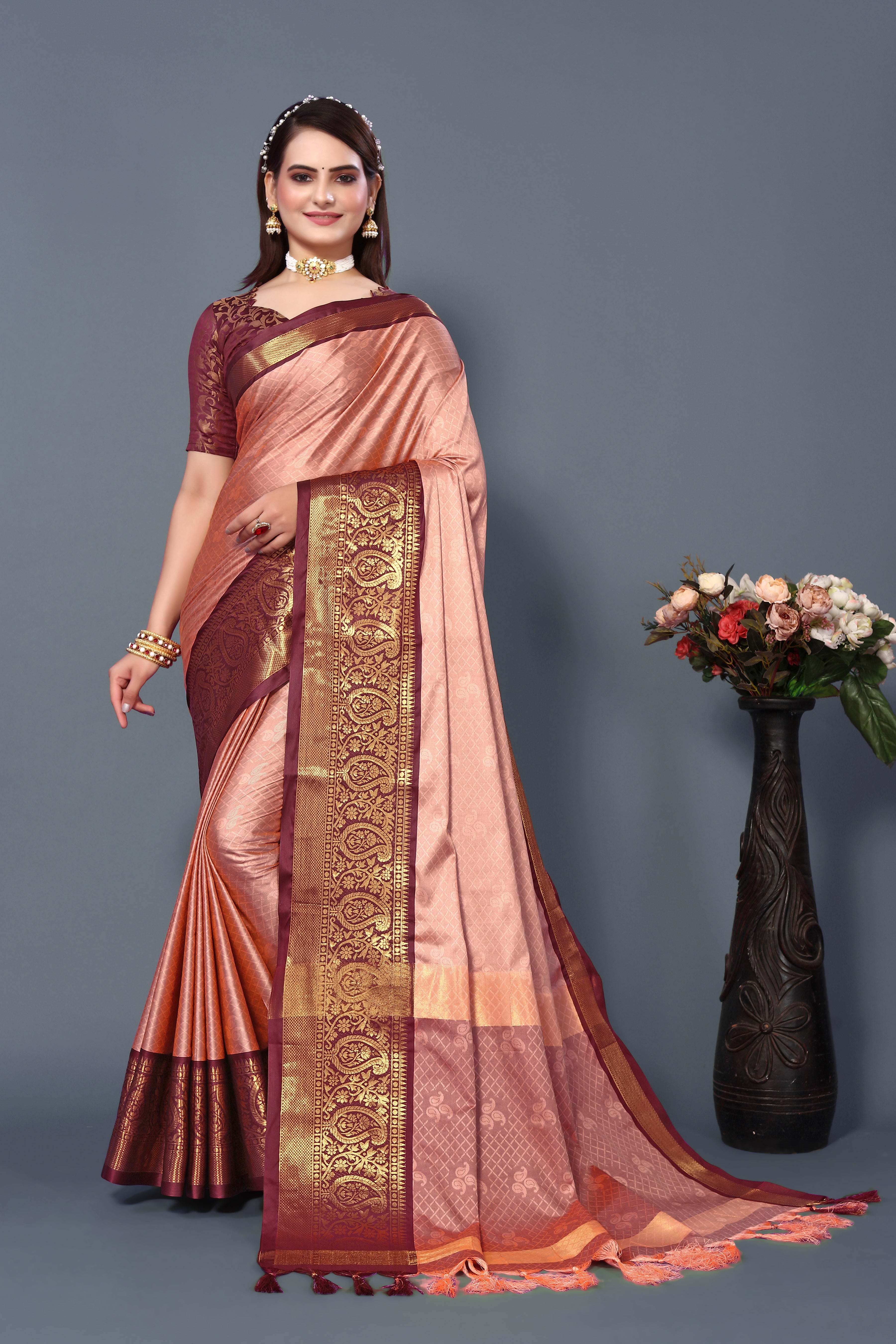 New Collection Rubina Silk Stylish Saree