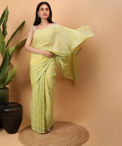 Sea Green Color New Collection Handloom Saree