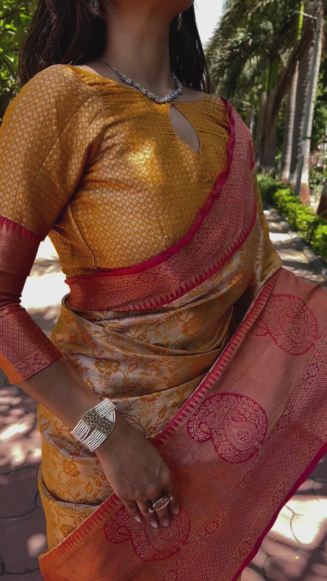 Exclusive Red Color Kanchipuram Silk Saree